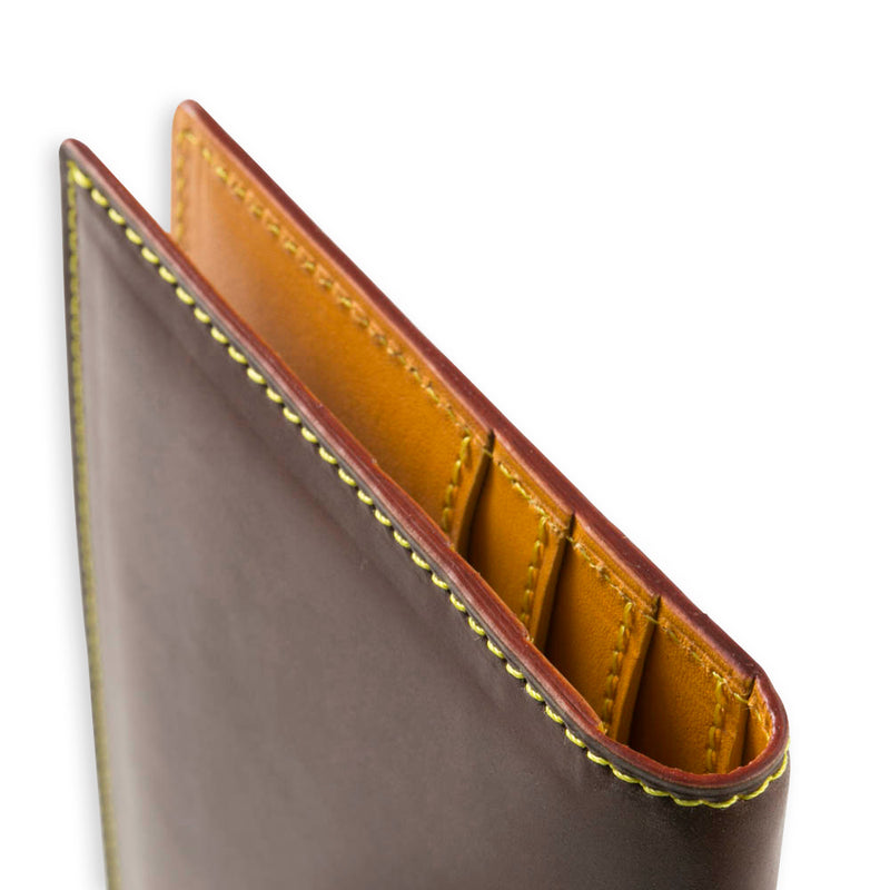[Gloss Cordovan] <br> Long wallet (no coin purse) <br> color: Tan <br> [Made -to -order production]