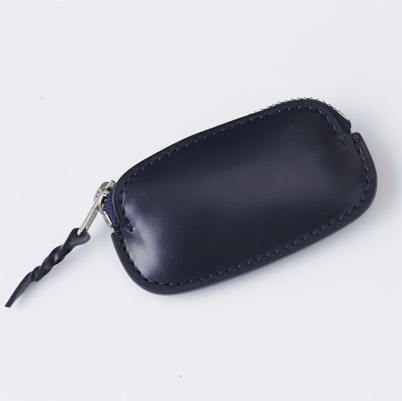 [BOX calf] <br> Smart coin case <br> COLOR: Navy <br> [Made -to -order production]