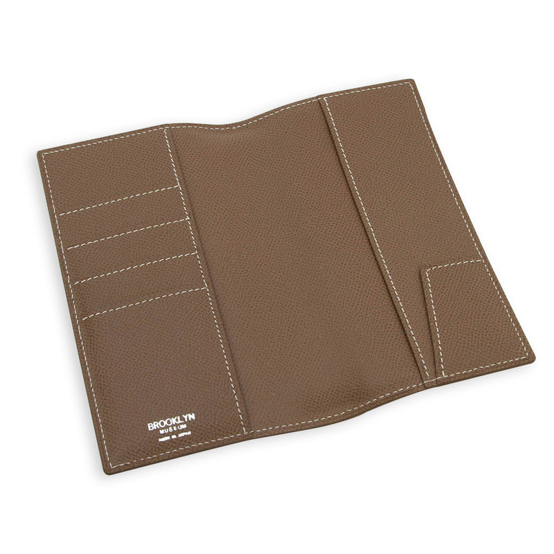 [French calf] <br> Pocket size notebook cover <br> Color: Tope <br> [Made to order]