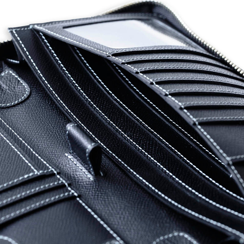 [French calf] <br> Passport case <br> color: Black <br> [Made -to -order]