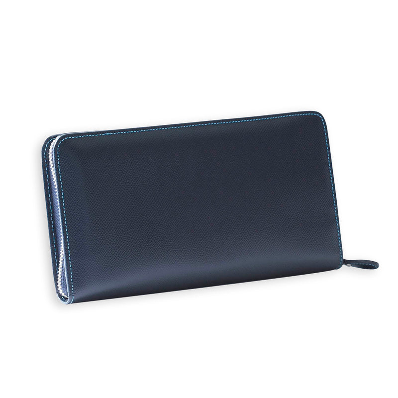 [French calf] <br> Passport case <br> COLOR: Navy <br> [Made to order]