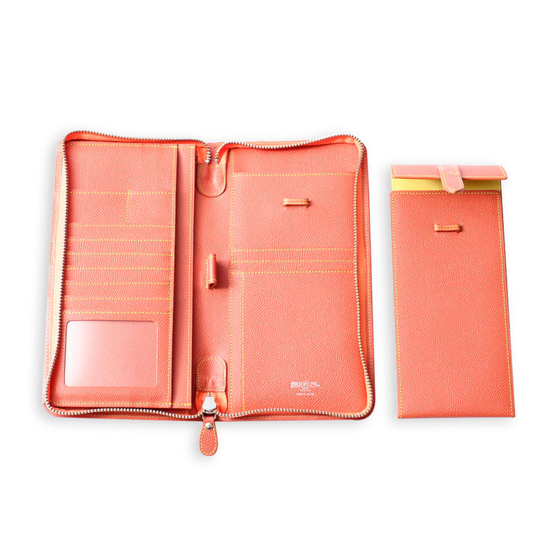 [French calf] <br> Passport case <br> color: Orange