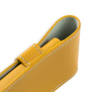 [French calf] <br> 3 pen case <br> color: yellow <br> [Made to order]