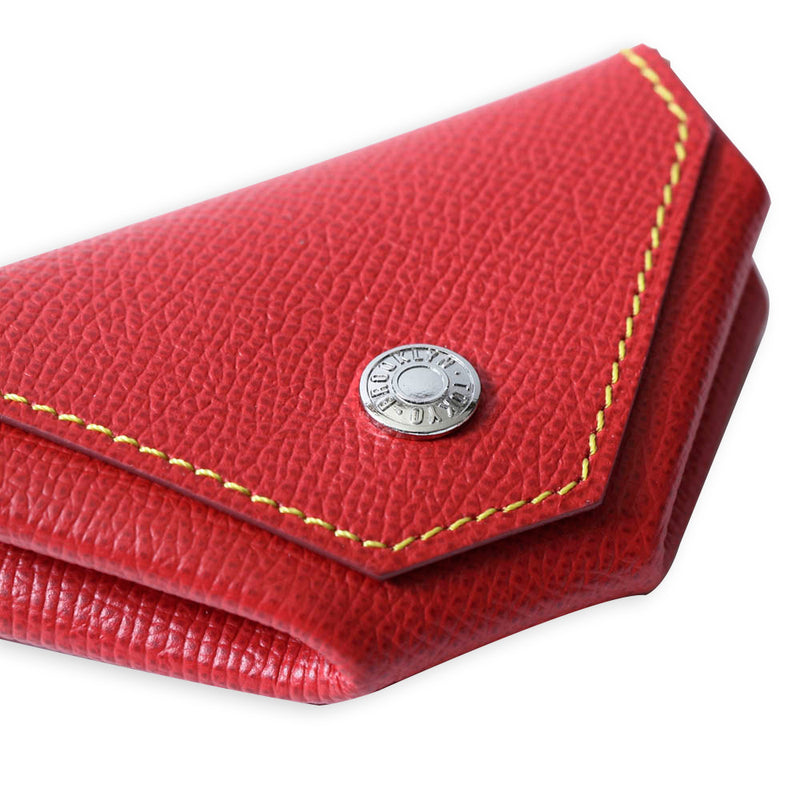 [French calf] <br> Snap coin case <br> COLOR: Red <br> [Made to order]