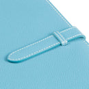 [French calf] <br> A5 notebook cover <br> color: Aqua Blue