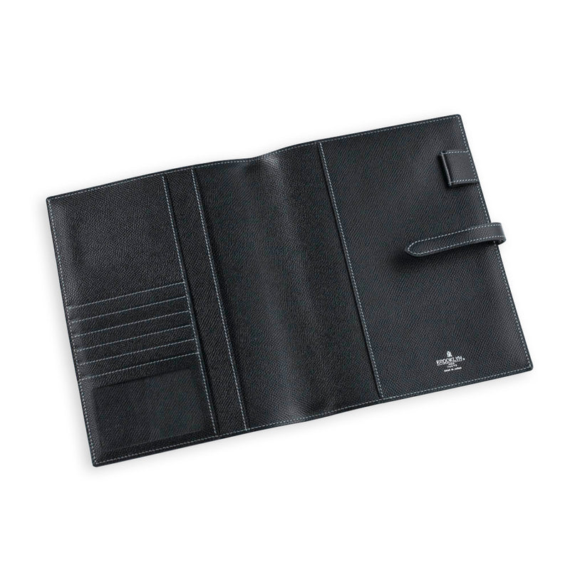 [French calf] <br> A5 notebook cover <br> color: Black <br> [Made to order]