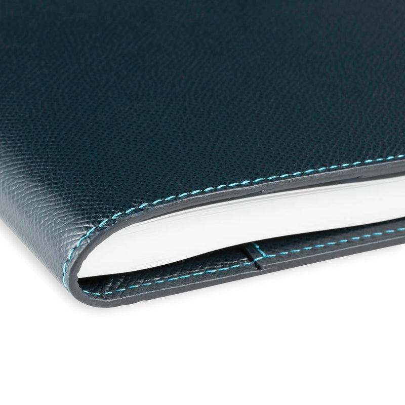 [French calf] <br> A5 notebook cover <br> color: Navy <br> [Made -to -order]