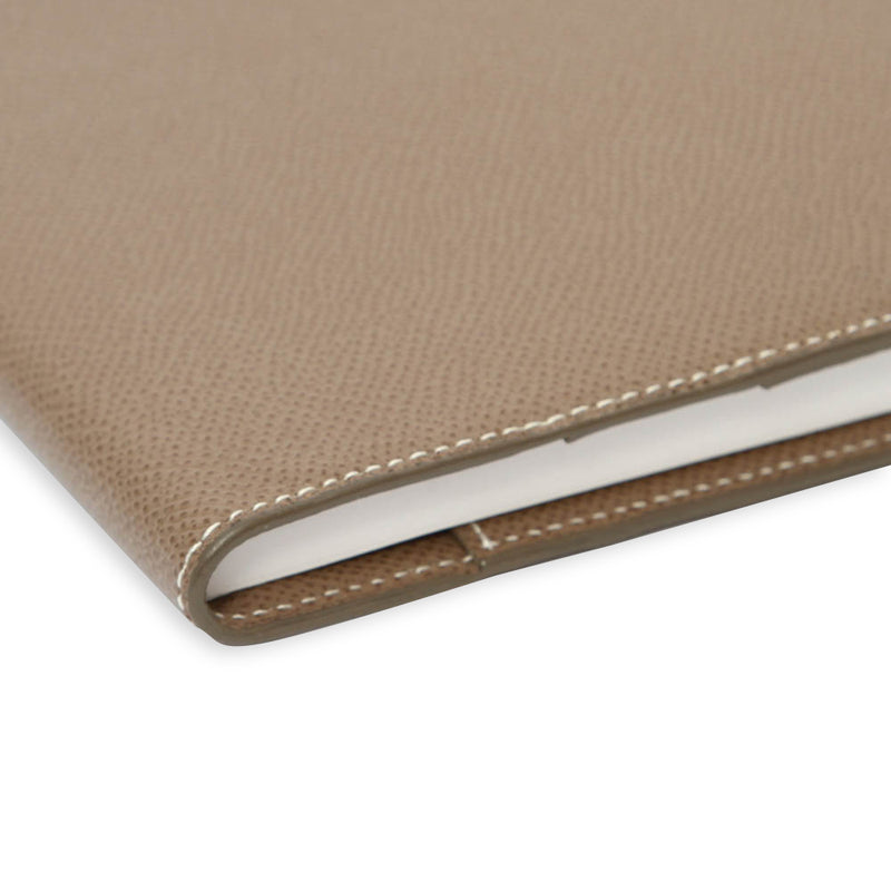 [French calf] <br> A5 notebook cover <br> color: Tope <br> [Made -to -order]