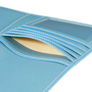 [French calf] <br> B5 notebook cover <br> color: Aqua Blue