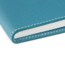[French calf] <br> 16 × 19.2 Notebook cover <br> color: Aqua Blue