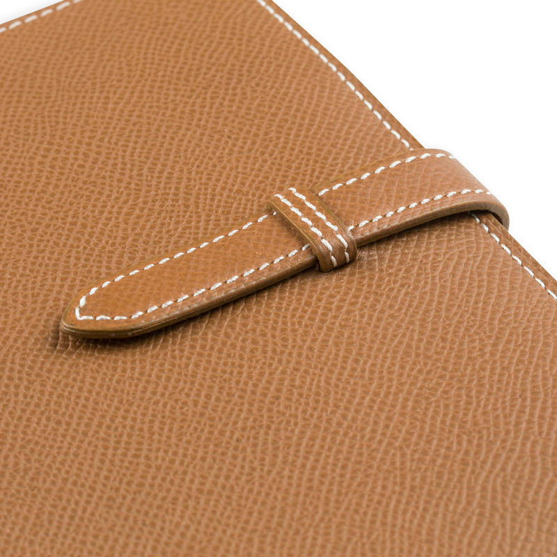 [French calf] <br> 16 x 19.2 Notebook cover <br> Color: Camel