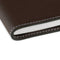 [French calf] <br> 16 x 19.2 Notebook cover <br> Color: Dark Brown