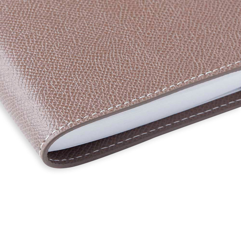 [French calf] <br> 16 x 19.2 Notebook cover <br> Color: Tope