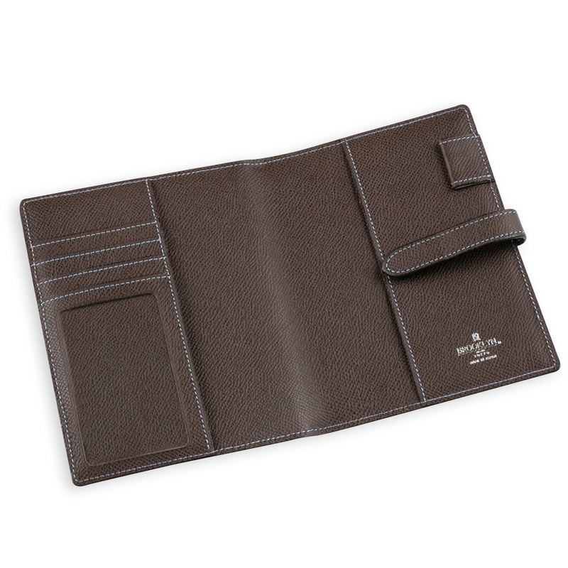 [French calf] <br> A6 notebook cover <br> color: dark brown <br> [Made to order]