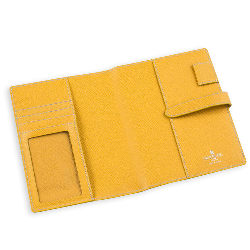 [French calf] <br> A6 notebook cover <br> color: yellow