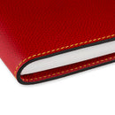 [French calf] <br> B6 notebook cover <br> color: red