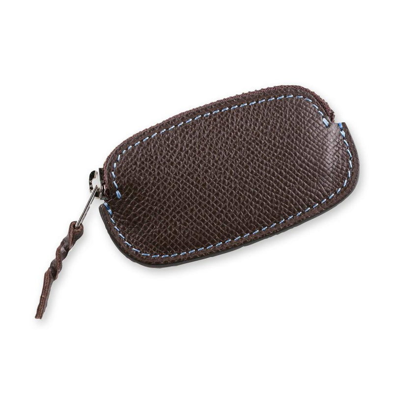 [French calf] <br> Smart coin case <br> COLOR: Dark brown <br> [Made to order]