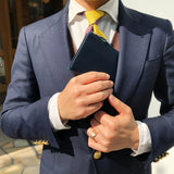 [French calf] <br>L zip long wallet<br>color: navy<br>[Scheduled to arrive in mid-August]