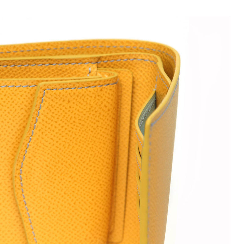 [French calf] <br> International wallet <br> COLOR: Yellow