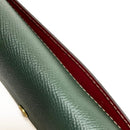 [French calf] <br> Flap long wallet <br> color: Dark green