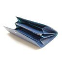[French calf] <br> Flap long wallet <br> color: Ink blue <br> [Made -to -order]