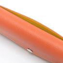 [French calf] <br> Flap long wallet <br> color: Orange <br> [Reservation sale]