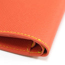 [French calf] <br> Mini wallet (with coin purse) <br> COLOR: Orange <br> [Made to order]