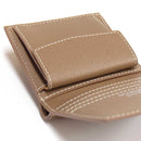 [French calf] <br> Mini wallet (with coin purse) <br> Color: Tope <br>