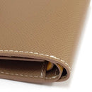 [French calf] <br> Mini wallet (with coin purse) <br> Color: Tope <br>