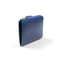 [French calf] <br> Half L zip wallet <br> color: Ink blue