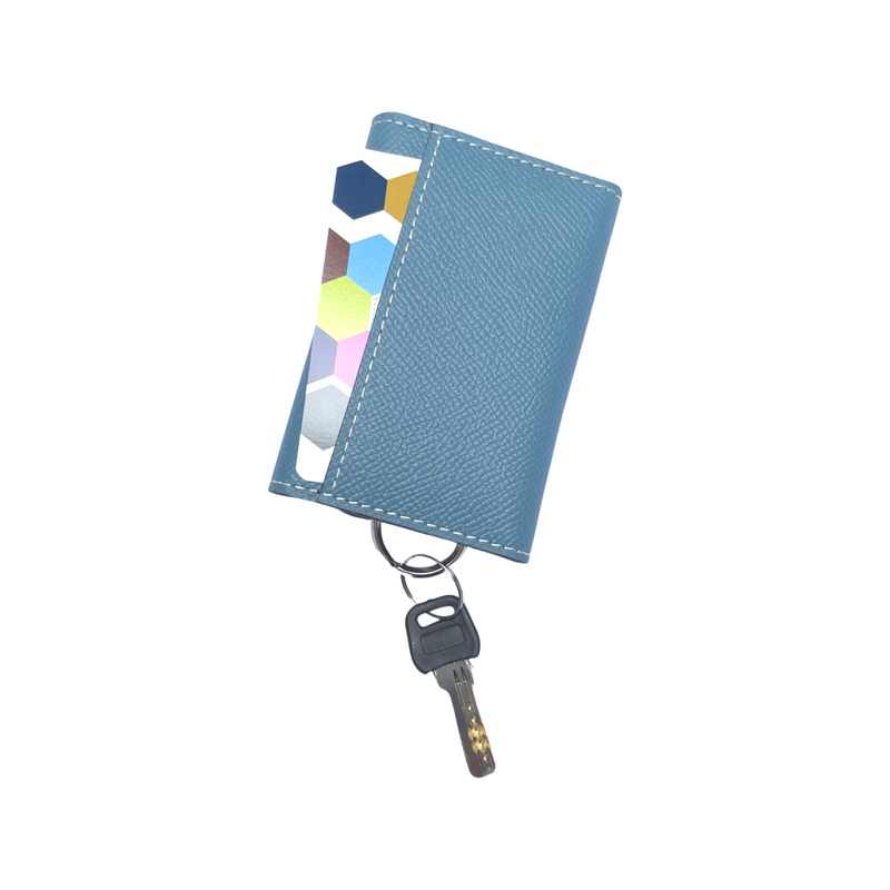 [French calf] <br> Key case <br> Color: Tope