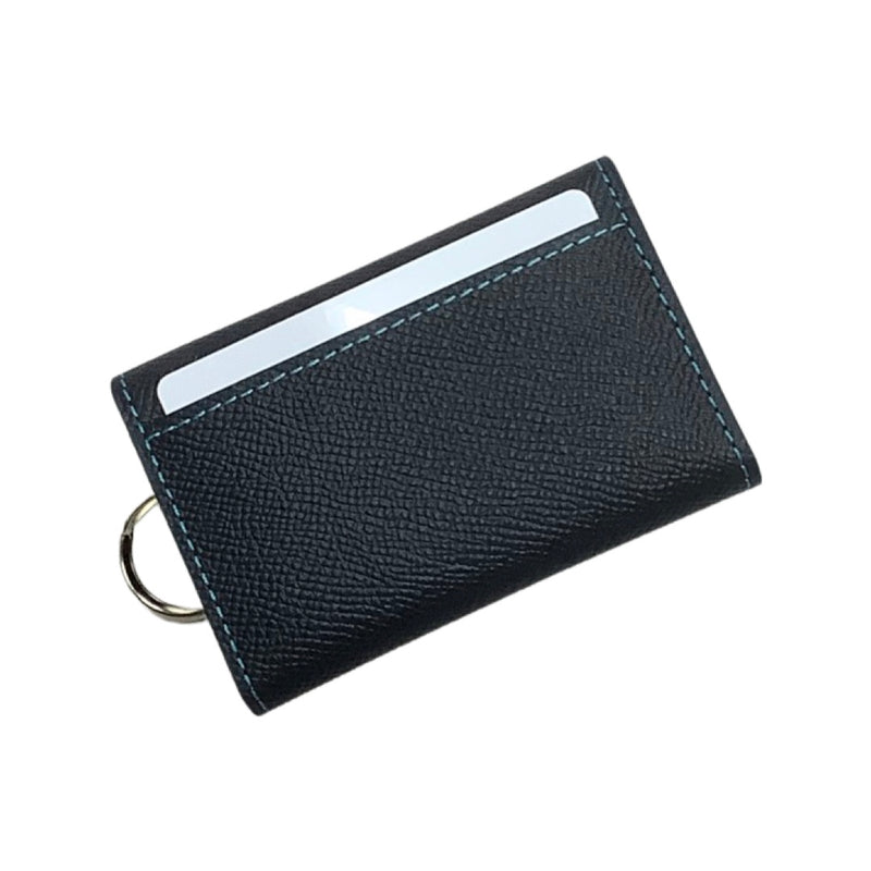 [French calf] <br> Key case <br> Color: Navy