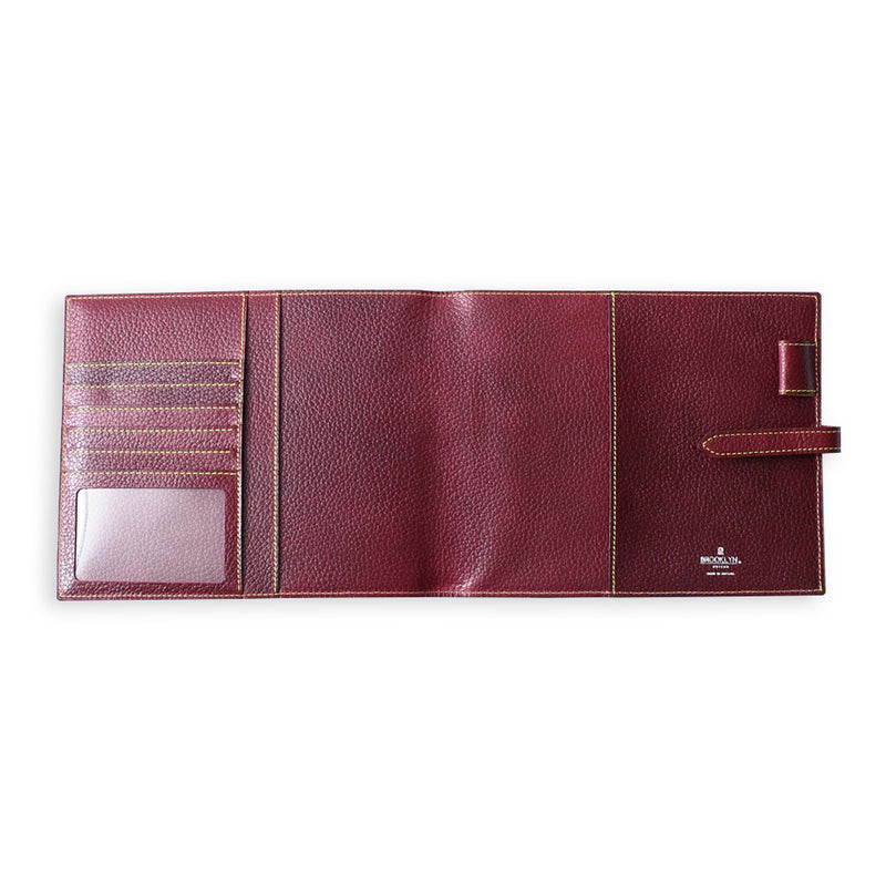 [Yamato] <br> 16 x 19.2 Notebook cover <br> Color: Bordeaux <br> [Made -to -order production]