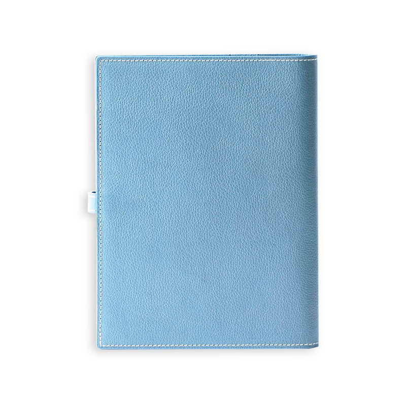 [Yamato] <br> A5 notebook cover <br> color: Aqua Blue <br> [Made to order]