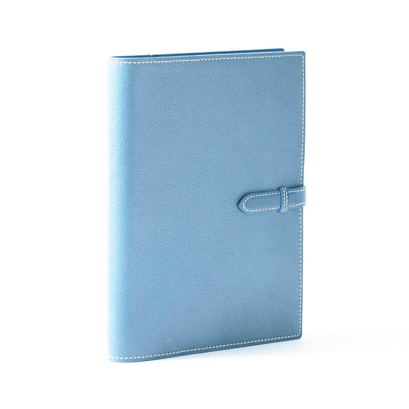 [Yamato] <br> A5 notebook cover <br> color: Aqua Blue <br> [Made to order]