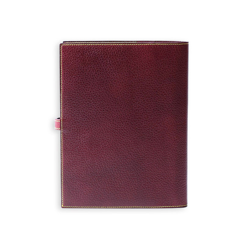 [Yamato] <br> A5 notebook cover <br> color: Bordeaux <br> [Made -to -order]