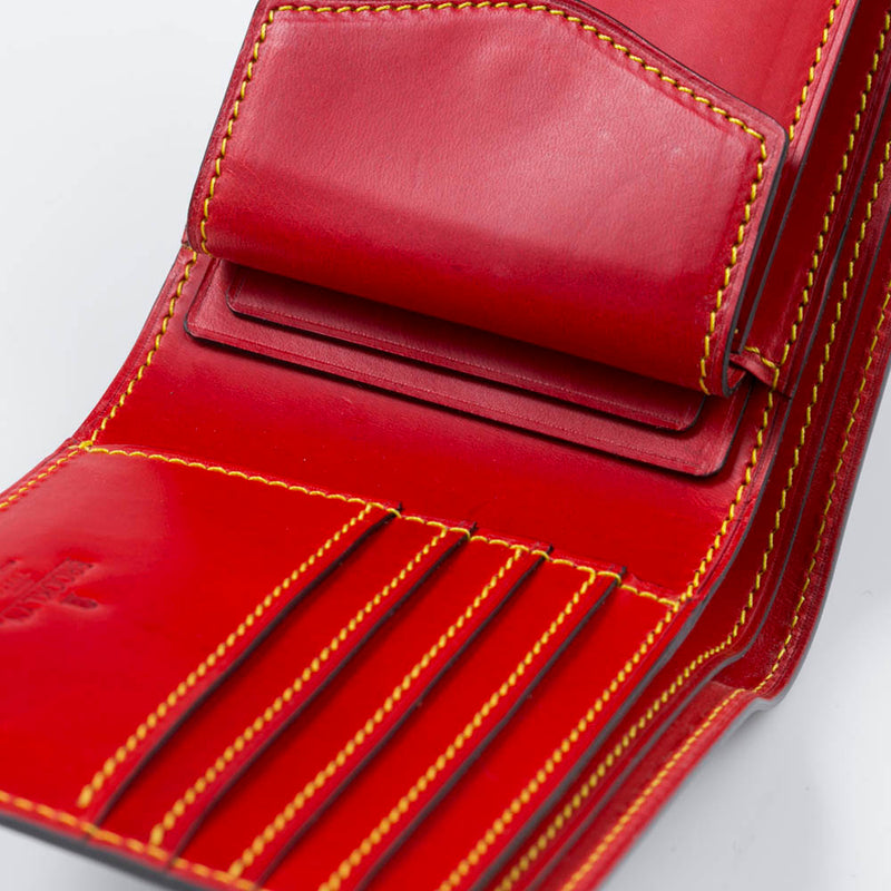 [Yamato] <br> Combi International Wallet <br> COLOR: Gray x Red <br> [Made -to -order]