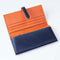 [Yamato] <br> Long wallet with belt <br> COLOR: Navy x Orange <br> [Made to order]