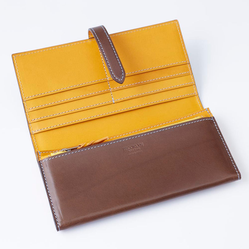 [Yamato] <br> Long wallet with belt <br> COLOR: olive x yellow <br> [Made to order]