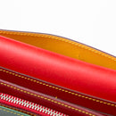 [Yamato] <br> Long wallet with belt <br> Color: Tartan Rean x Red