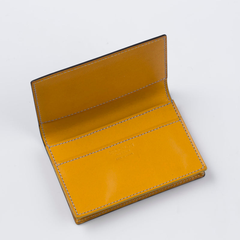 [Yamato] <br> Combination Machi Card Case <br> COLOR: Olive x Yellow <br> [Made -to -order production]