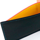 [Yamato] <br> Combi International Wallet <br> COLOR: Navy x Orange <br> [Made -to -order production]