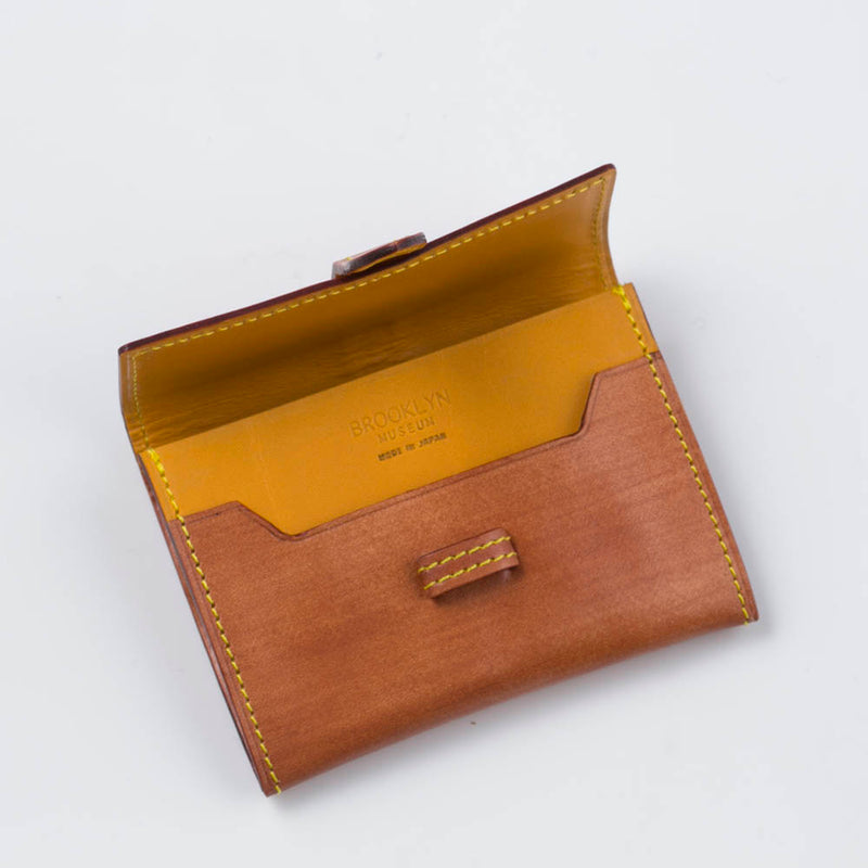 [Persimmon astringent dyeing] <br> Belt card case <br> [Made to order]