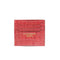 [Croco pattern leather] <br>Mini -snap wallet<br>color: Red