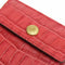 [Croco pattern leather] <br>Mini -snap wallet<br>color: Red