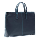[French calf] <br> Tote bag <br> Color: Navy <br> [Made to order]