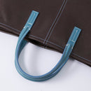 [French calf] <br> Tote bag <br> COLOR: Dark Brown x Aqua Blue <br> [Made -to -order]