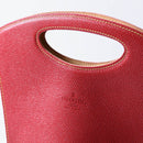 [French calf] <br> Wine carry bag <br> Color: Red