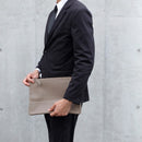 [French calf] <br> Clutch bag <br> Color: Tope