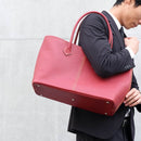 [サルベージ PROJECT]<br>フレンチカーフ ラージトートバッグ<br>color：レッド